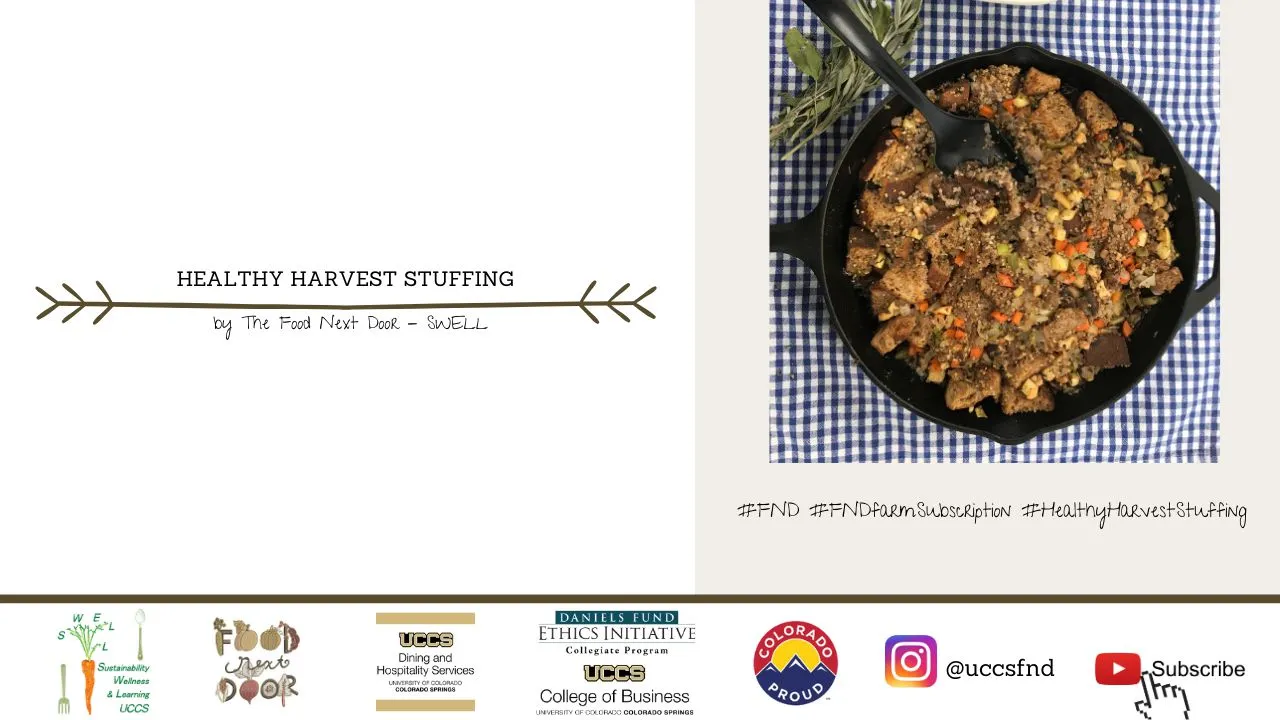 Health harvest stuffing YouTube video 