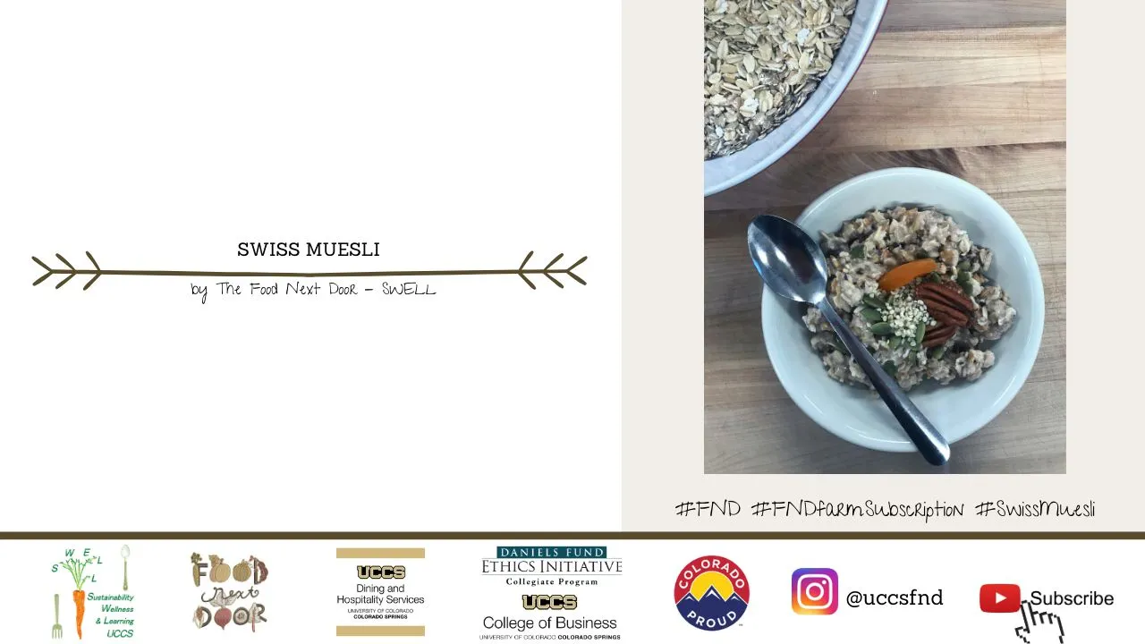 Swiss Muesli Youtube video thumbnail 