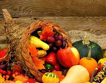 Vegetables in a basket