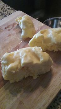 butter unshaped