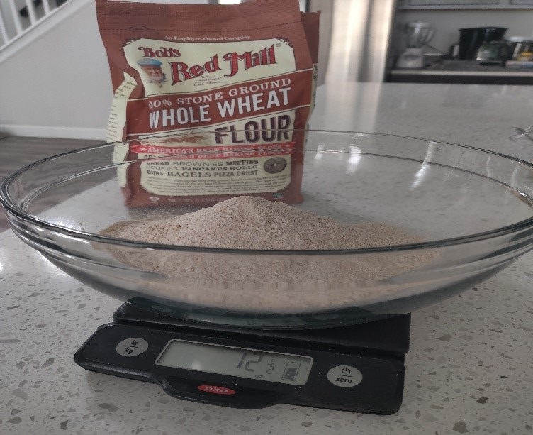 Whole Wheat Flour and Scale