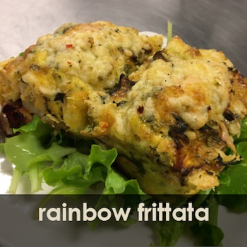 Rainbow Frittata